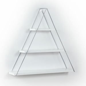 Zoom Mensola triangolare 3 ripiani Moset bianco MT191003