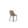 Set di 4 Sedie in tessuto easy-clean Gambe in metallo verniciato Kira 51cm X 59cm H 85cm Stones