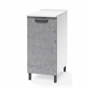Base cucina con anta 30x50x85H cemento EFFEZETA ITALIA