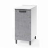 Base cucina con anta 30x50x85H cemento EFFEZETA ITALIA