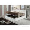 Letto matrimoniale con contenitore Melia bianco