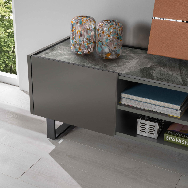 Porta TV 140 x 40 x H 45 cm Pegaso 40 cm X 140 cm H 45 cm Stones