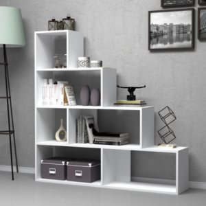 Zoom Libreria a scala Alis 145x145 cm. bianca