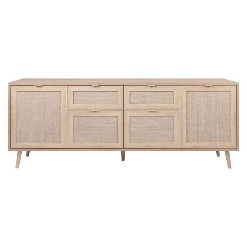 Madia Bali 51B 4 ante e due cassetti effetto vimini