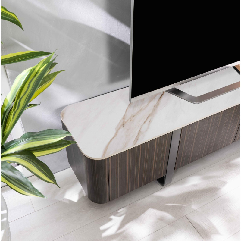 Porta TV 180 x 40 x H 45 cm Andromeda 40cm X 180cm H 45cm Stones
