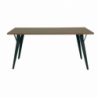 Tavolo da pranzo Yutan 160x80 cm rovere