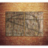 Olio su metallo 75 x 100 cm Quadro 3cm X 75cm H 100cm Stones
