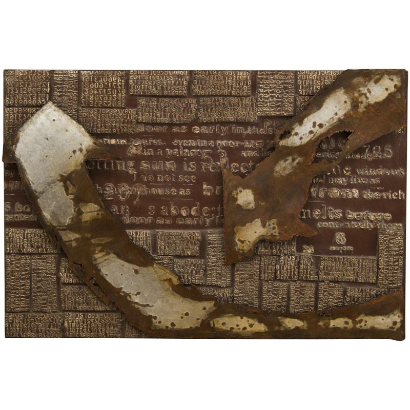 Olio su metallo 120 x 80 cm Quadro 3cm X 120cm H 80cm Stones