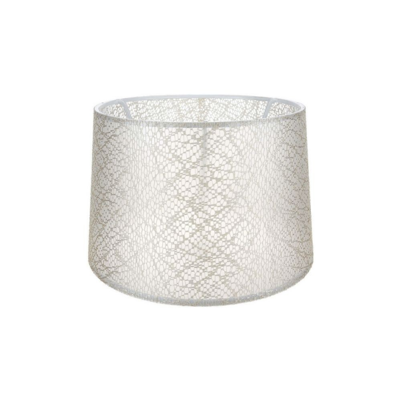 Paralume Deco ASZ1182 tessuto crema motivo ricamo