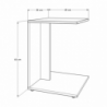 Tavolino per divano porta pc SHP09LT1 rovere tartufo