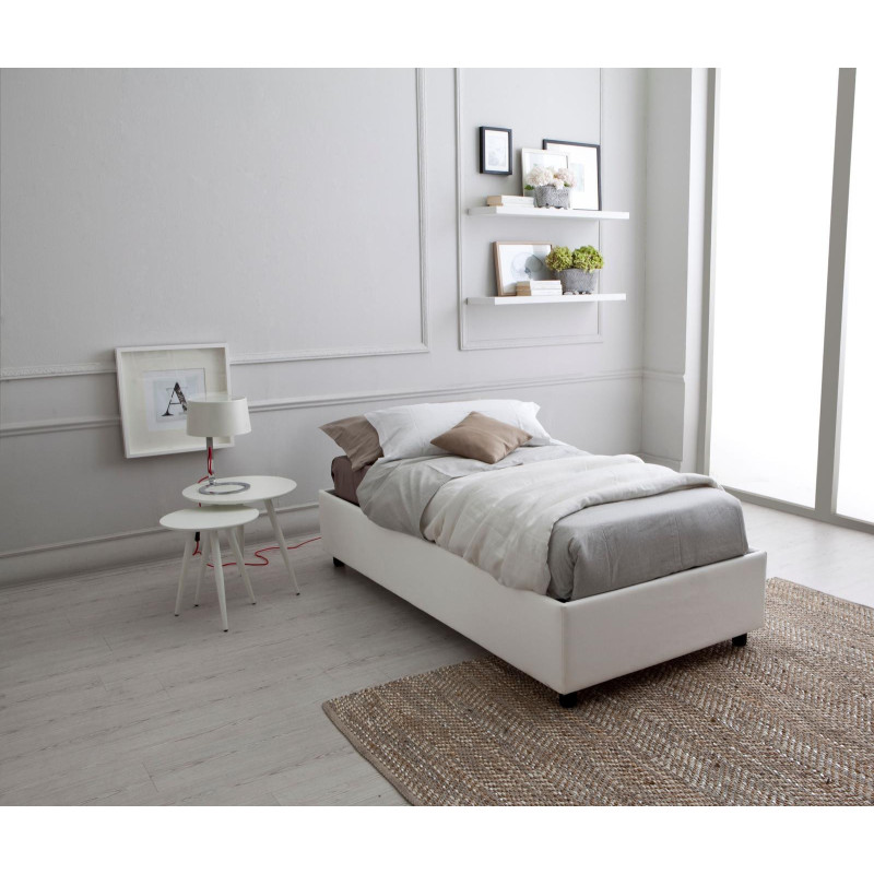 Letto singolo Zara 98cm X 205cm H 26cm Stones