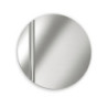 Specchio da parete con vetro finitura Argento Struttura in metallo Coin 160cm X 160cm H 0cm Stones