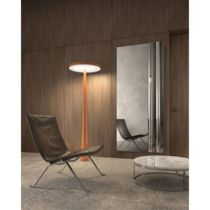 Specchio da parete con vetro finitura Bronzo Struttura in metallo Zenith 80cm X 180cm H 0cm Stones