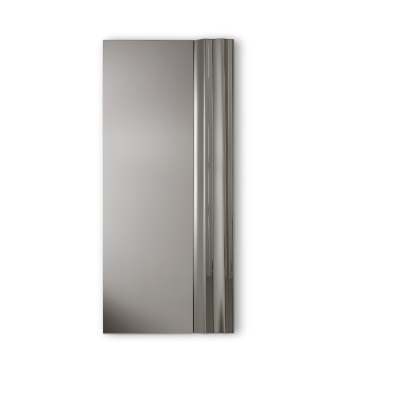 Specchio da parete con vetro finitura Bronzo Struttura in metallo Zenith 80cm X 180cm H 0cm Stones