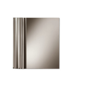 Zoom Specchio da parete con vetro finitura Bronzo Struttura in metallo Focus 100cm X 100cm H 0cm Stones