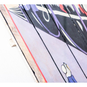 Zoom Stampa su legno 60 x 100 cm Liner 3cm X 60cm H 100cm Stones