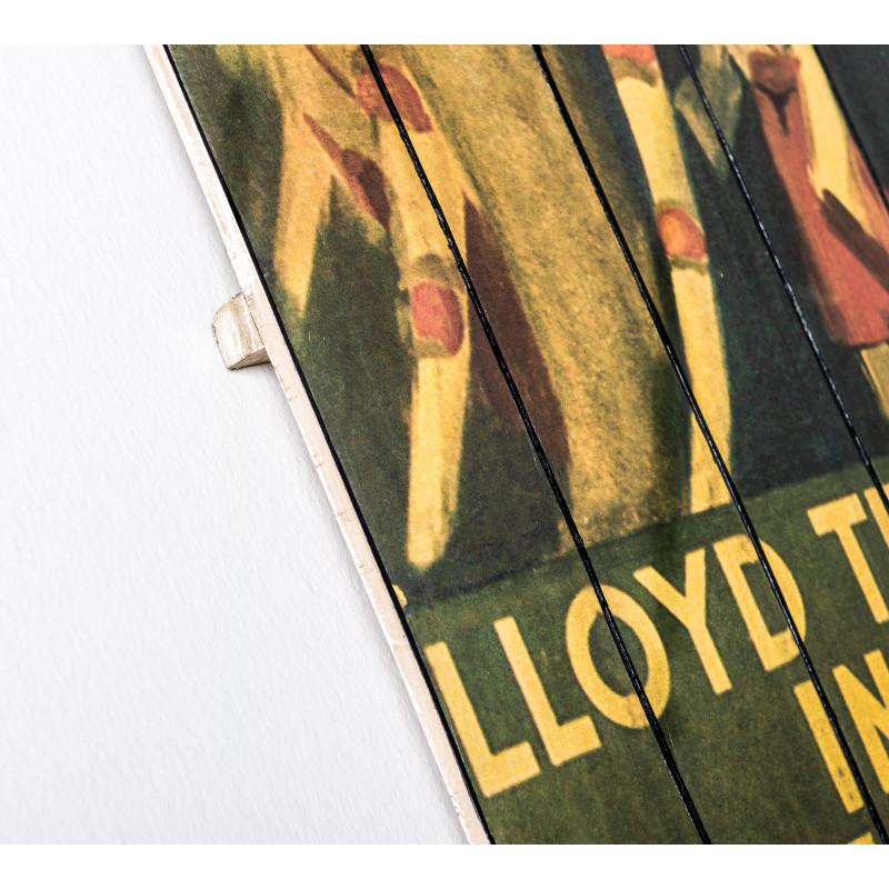Stampa su legno Llyoyd Triestino 60x100 cm Stones - Quadro moderno