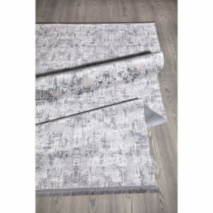 Zoom Tappeto antiscivolo Ada grigio superficie lucida 120x180