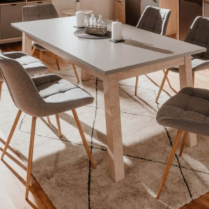 Zoom Tavolo allungabile H Epik 50A colore rovere grigio 160x90x75