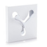 Appendiabiti Da Muro Bin 1 White 18X19X4 Cm