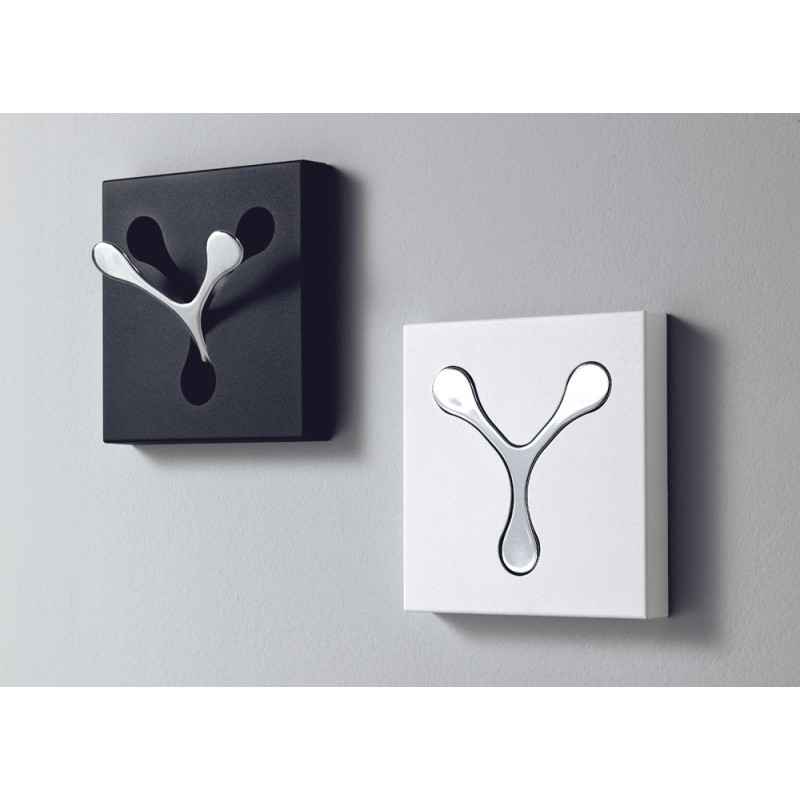 Appendiabiti Da Muro Bin 1 White 18X19X4 Cm