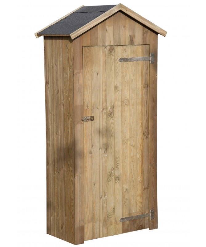 Armadio da giardino Nancy in pino impregnato