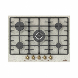 Samet piano cottura 5 fuochi da 70 cm avena Menelao
