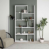 Libreria Wish estensibile angolare bianca 200h