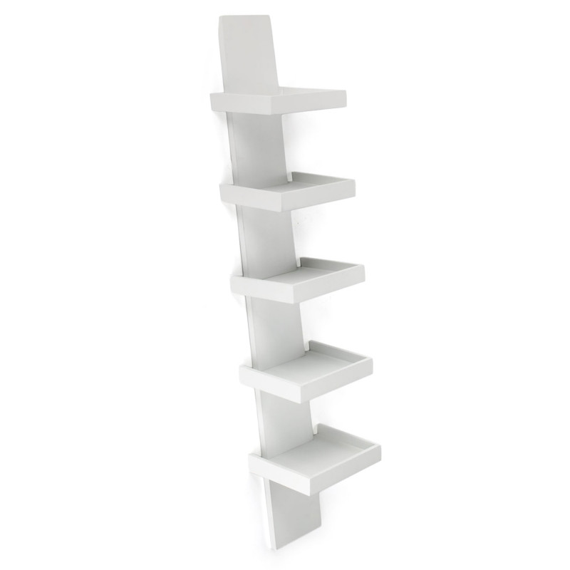 Libreria Step White 160X27,5X1 Cm