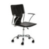 Sedia Da Ufficio Lynx Black L60 P54 H59 Cm