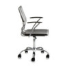 Sedia Da Ufficio Lynx Black L60 P54 H59 Cm