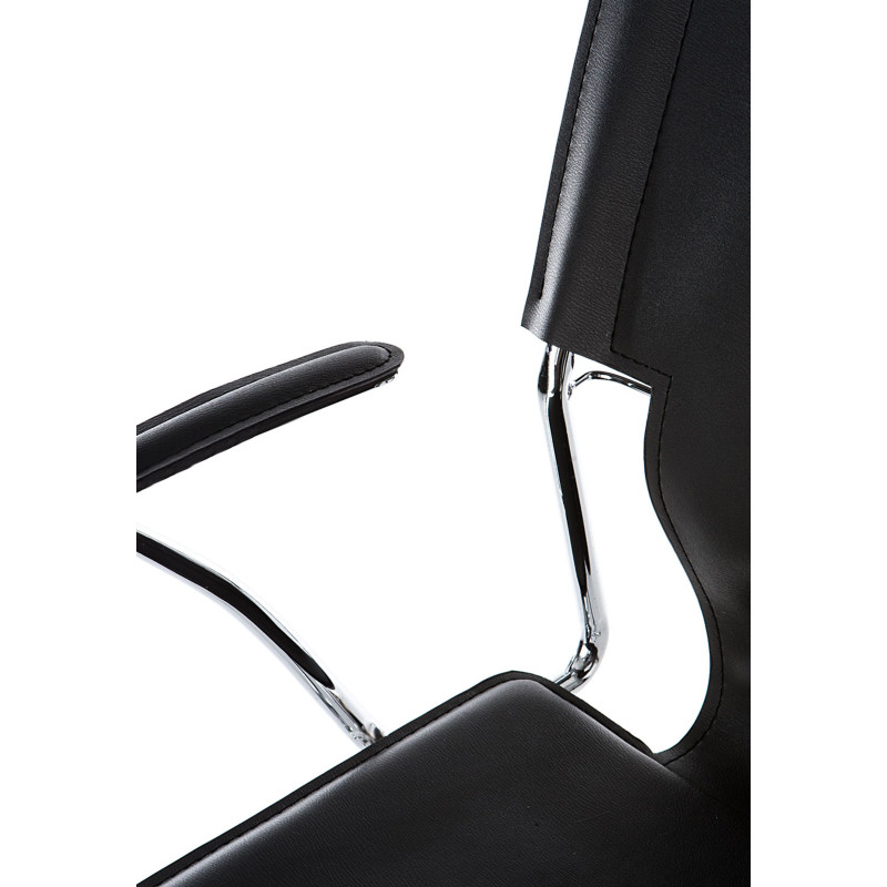 Sedia Da Ufficio Lynx Black L60 P54 H59 Cm
