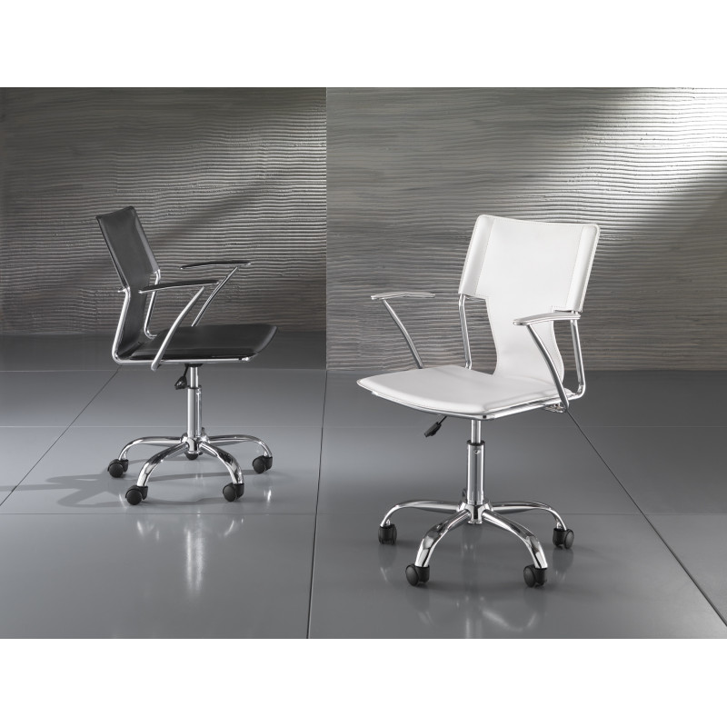 Sedia Da Ufficio Lynx Black L60 P54 H59 Cm