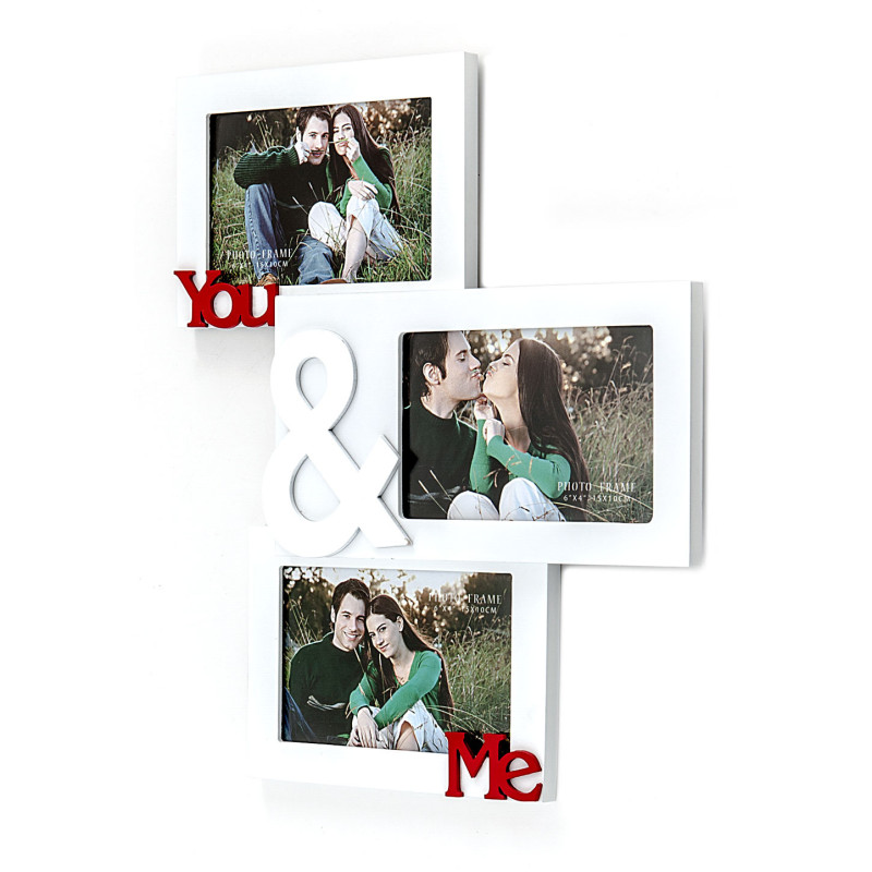 Porta Foto Da Parete "You & Me" L33 P38 H3 Cm