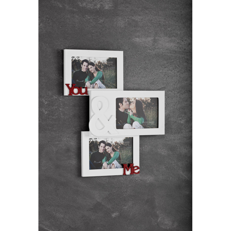 Porta Foto Da Parete "You & Me" L33 P38 H3 Cm