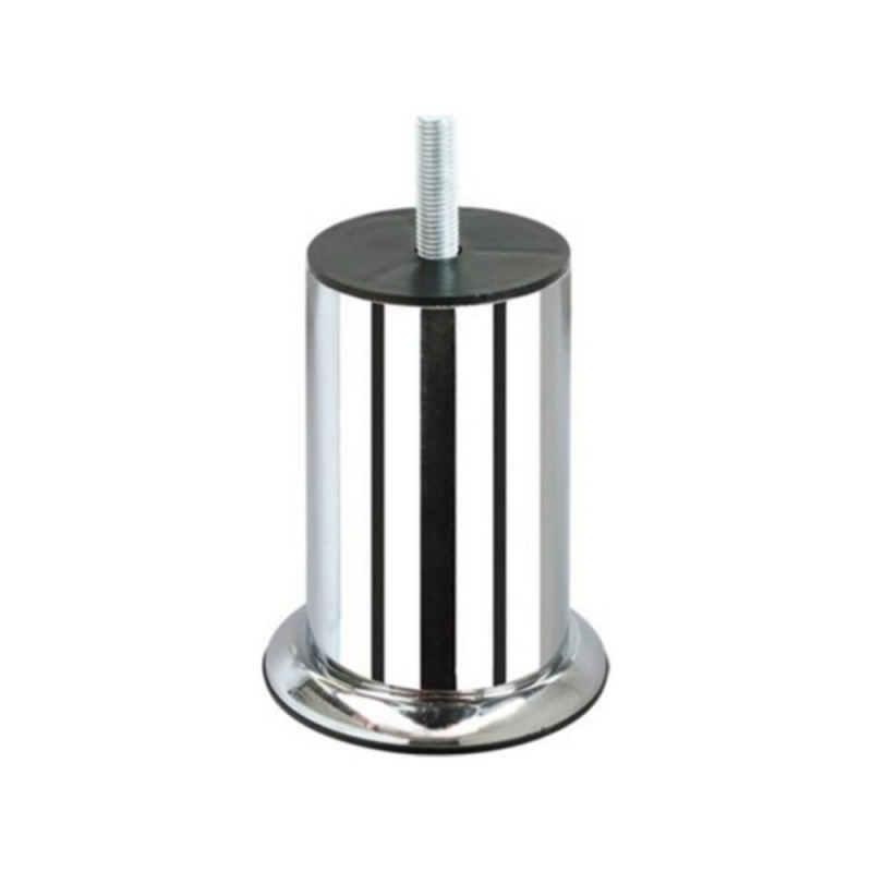 Piede metallo cromato h 10 diametro 5,1 Y468CR