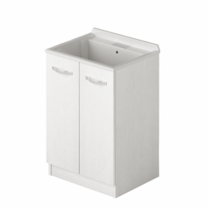 Zoom Laundry lavatoio due ante 61x50x86 bianco frassinato
