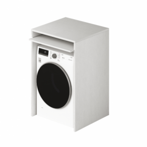 Zoom Laundry coprilavatrice in legno 71x65x105 bianco frassinato