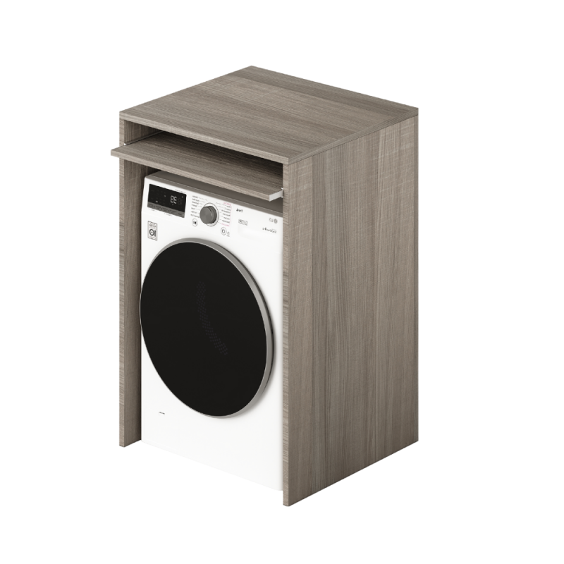 Laundry coprilavatrice in legno 71x65x105 olmo