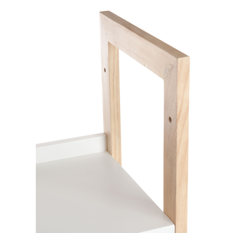 Colonna "Varm" Struttura In Legno Massello Finitura Rovere L33 P8 H134 Cm