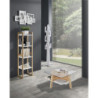 Colonna "Varm" Struttura In Legno Massello Finitura Rovere L33 P8 H134 Cm