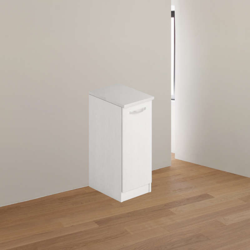 Laundry mobile bagno con anta 36x50x85,5 bianco frassinato