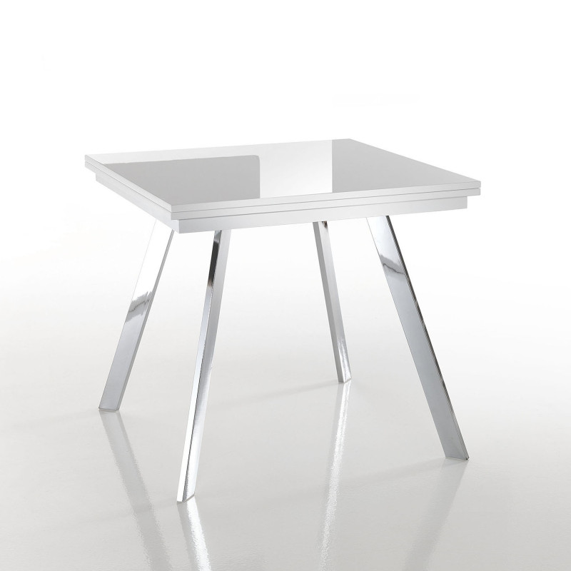 Tavolo Allungabile A Libro Riky 95,5 X 95,5 X 11,5 Cm