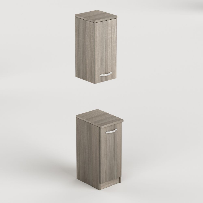 Laundry mobile bagno con anta 36x50x85,5 olmo