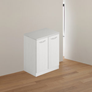 Laundry mobile bagno due ante 71x50x85,5 bianco frassinato