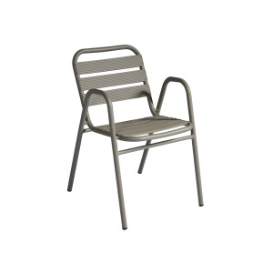 Set 2 Sedie Calipso Moia alluminio tortora esterno resistente