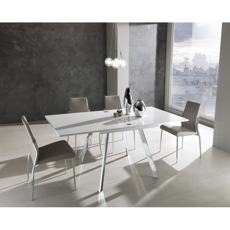 Tavolo Allungabile A Libro Riky 95,5 X 95,5 X 11,5 Cm