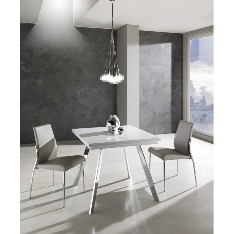 Tavolo Allungabile A Libro Riky 95,5 X 95,5 X 11,5 Cm