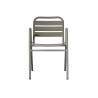 Set 2 Sedie Calipso Moia alluminio tortora esterno resistente