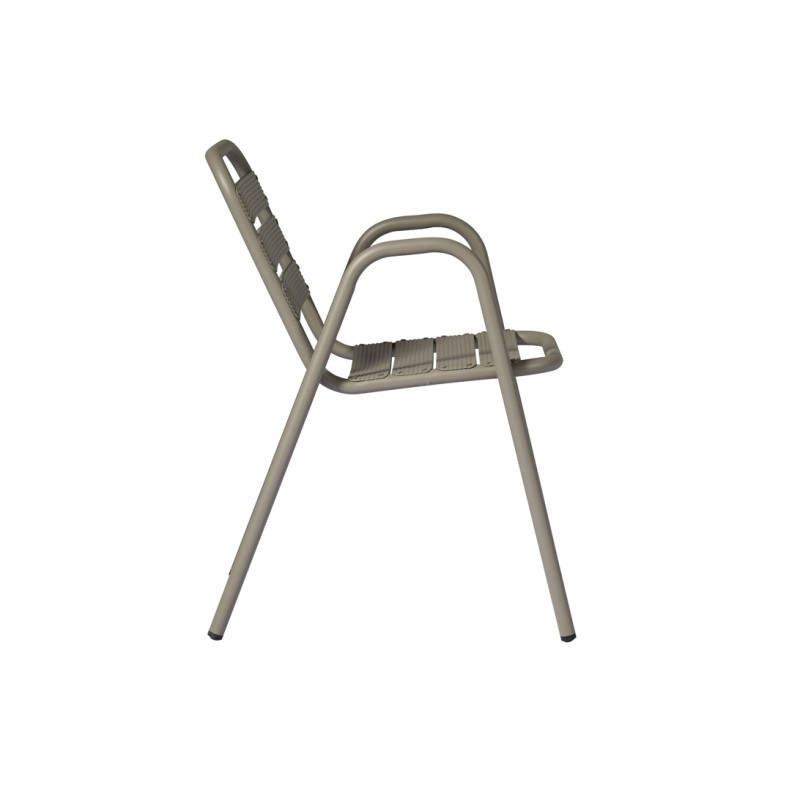 Set 2 Sedie Calipso Moia alluminio tortora esterno resistente